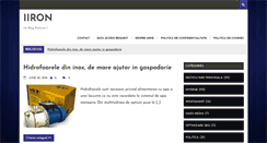 Desktop Screenshot of iironblog.org